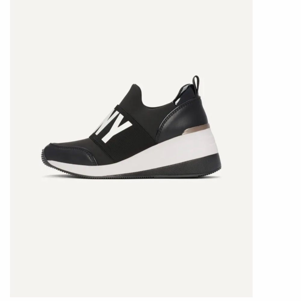 DKNY wedge sneakers. Size 6.5. Brand new.